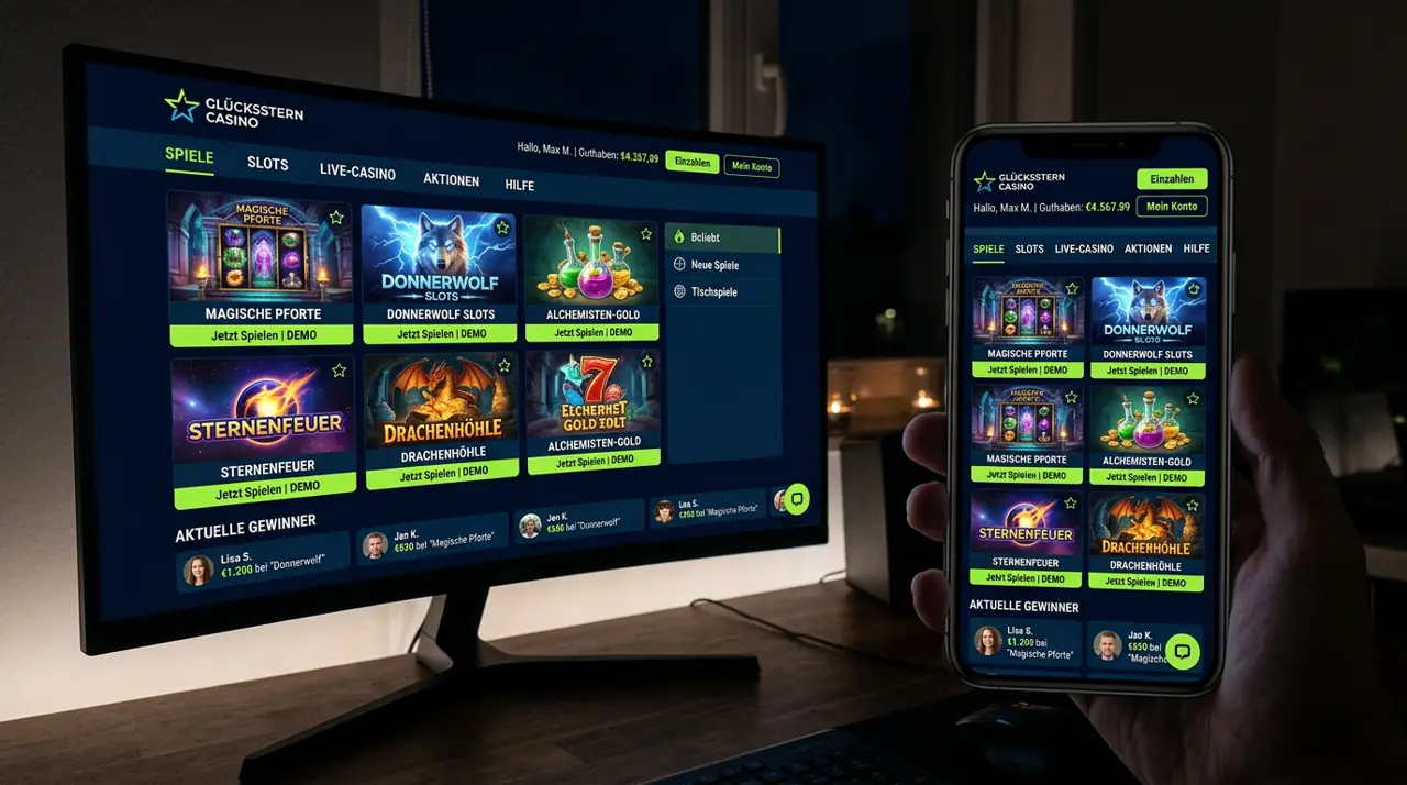Mobiles Gaming im Webbrowser ohne Downloads · Qbet